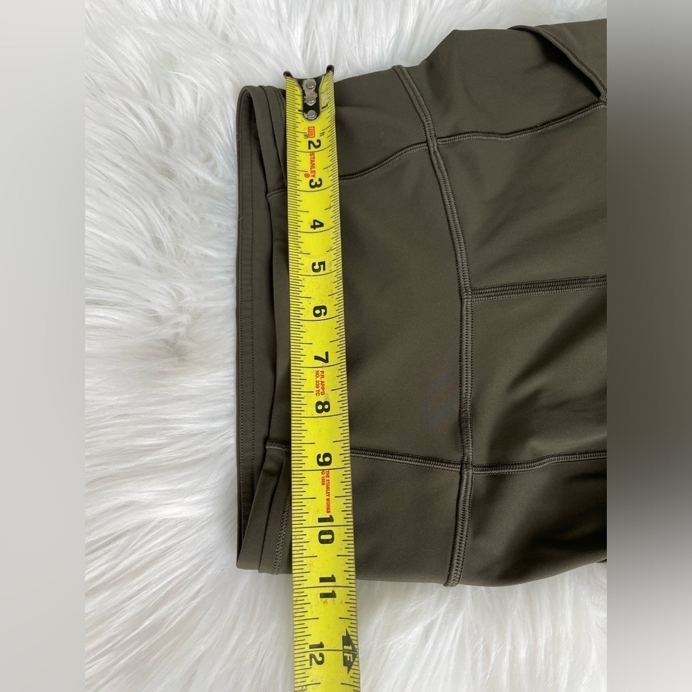Lululemon Fast & Free 7/8 Tight II size 2 - Dark Olive - Picture 5 of 12